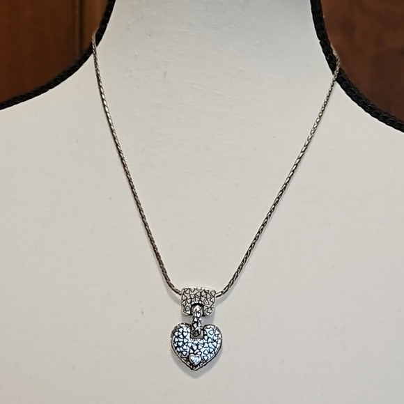 'RESERVED Julianna' Brighton Necklace | Heart | Reversible - Picture 3 of 17